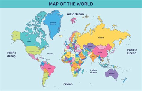 naming countries on a map